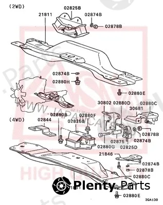 Asva 0412-H5DM — Mounting, engine