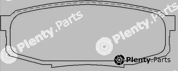 Asva AKD-1542 — Brake Pad Set, disc brake Packing AKYOTO