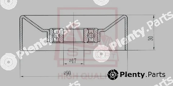 Asva TYBP-031 — Tensioner Pulley, V-belt