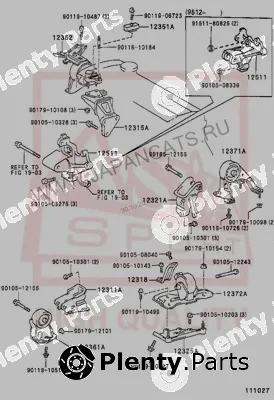 Asva 0112-ET196F — Mounting, engine