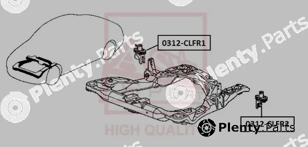 Asva 0312-CLFR2 — Mounting, engine