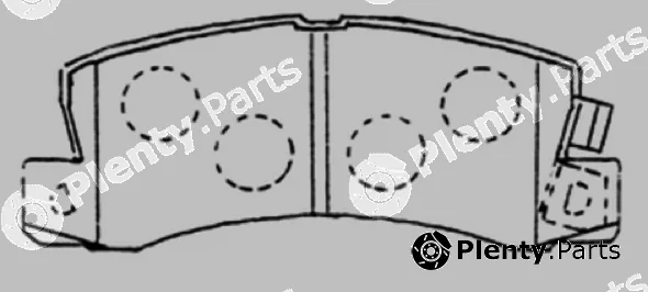 Asva AKD-1180 — Brake Pad Set, disc brake Packing AKYOTO