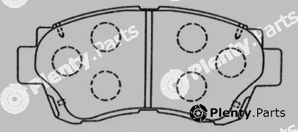 Asva AKD-1131 — Brake Pad Set, disc brake Packing AKYOTO