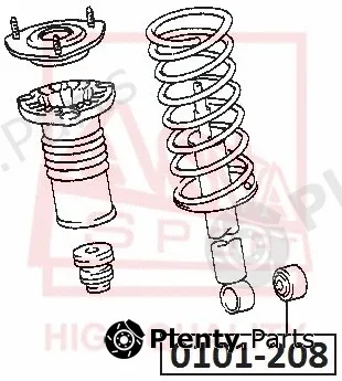 Asva 0101-208 — Mounting, control/trailing arm