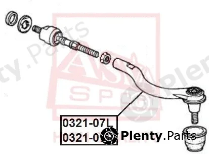 Asva 0321-07L — Tie Rod End