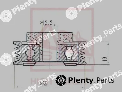 Asva SZBP-009 — Tensioner Pulley, V-belt