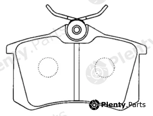 Asva AKD-1049 — Brake Pad Set, disc brake Packing AKYOTO