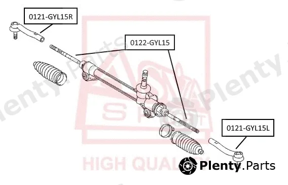 Asva 0121-GYL15L — Tie Rod End