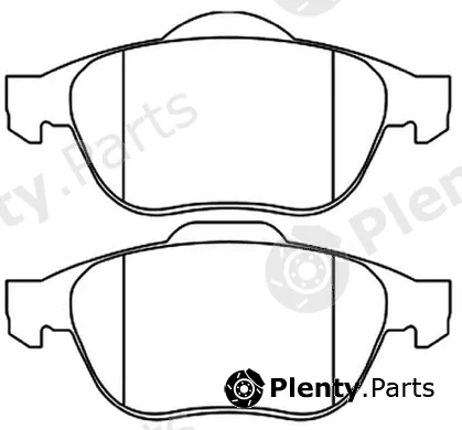 Asva AKD-0204 — Brake Pad Set, disc brake Packing AKYOTO