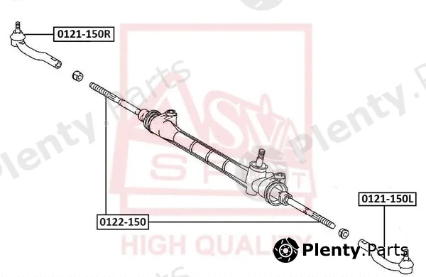 Asva 0121-150L — Tie Rod End