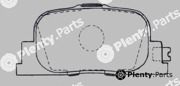 Asva AKD-0510 — Brake Pad Set, disc brake Packing AKYOTO