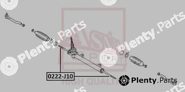 Asva 0222-J10 — Inner Tie Rod