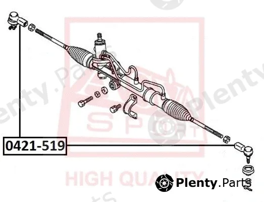 Asva 0421-519 — Tie Rod End