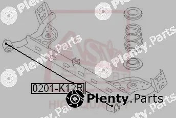 Asva 0201-K12R — Mounting, control/trailing arm