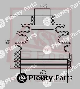 Asva ASBT-INPIL — Bellow, drive shaft