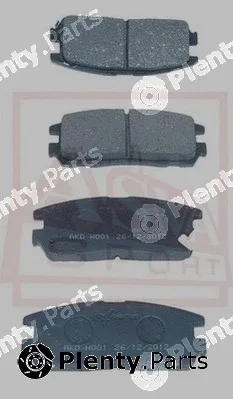 Asva AKD-H001 — Brake Pad Set, disc brake Packing AKYOTO
