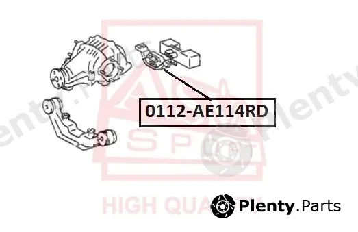 Asva 0112-AE114RD — Mounting, engine