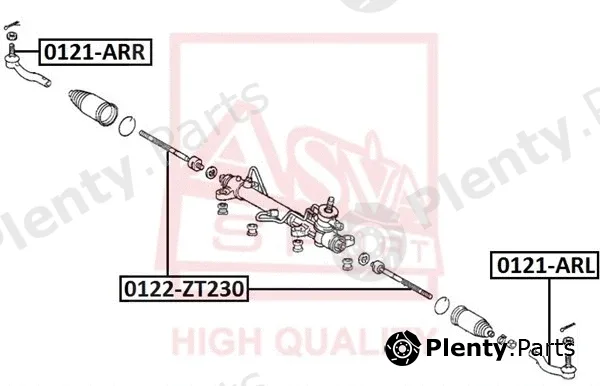 Asva 0121-ARL — Tie Rod End