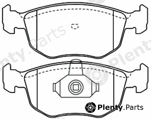 Asva AKD-1349 — Brake Pad Set, disc brake Packing AKYOTO