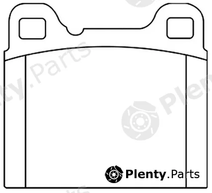 Asva AKD-1022 — Brake Pad Set, disc brake Packing AKYOTO