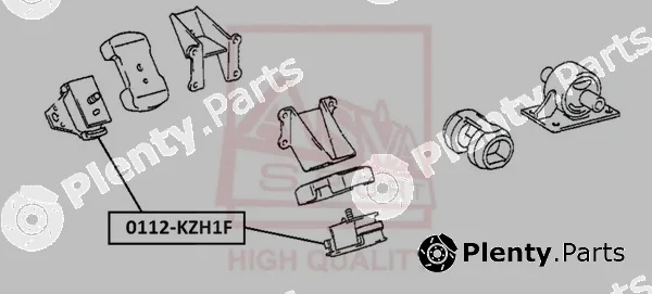 Asva 0112-KZH1F — Mounting, engine