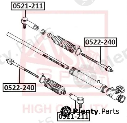 Asva 0521-211 — Tie Rod End