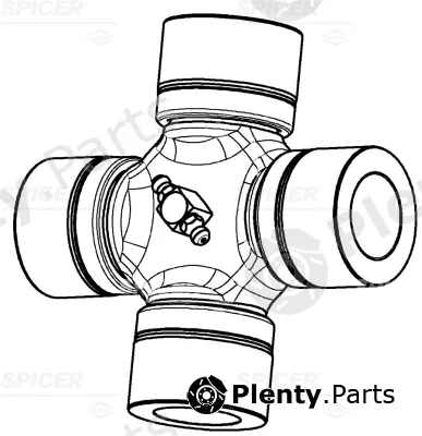 Spicer 7687400600000 — Joint, propshaft