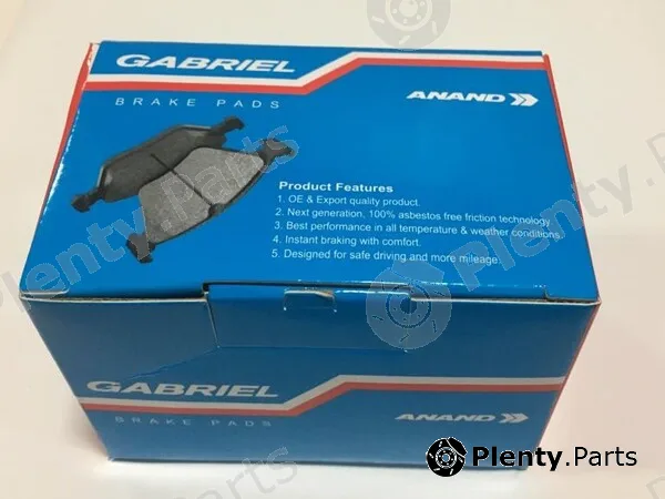 GABRIEL (India) AM-BP363002F — Brake Pad Set, disc brake