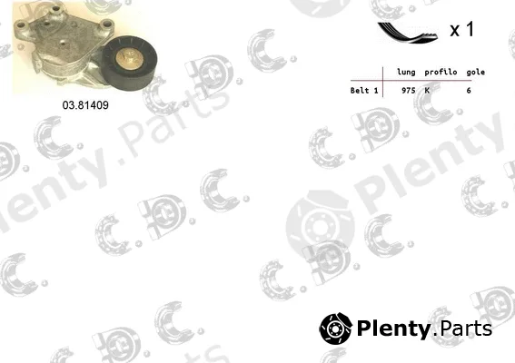 Autokit 06.0035 — V-Ribbed Belt Set