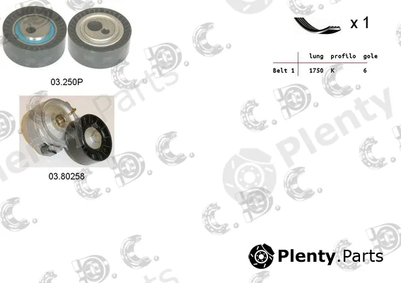 Autokit 06.0031 — V-Ribbed Belt Set