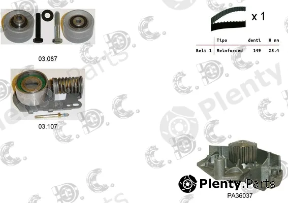 Autokit 04.5227PA — Water Pump & Timing Belt Kit