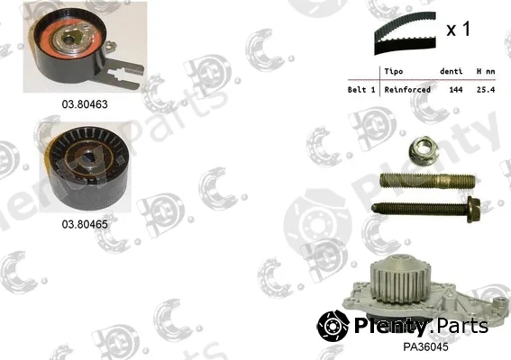 Autokit 04.5049PA — Water Pump & Timing Belt Kit