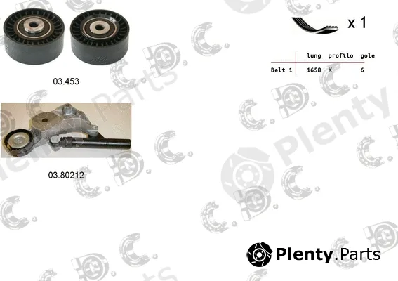 Autokit 06.0011 — V-Ribbed Belt Set