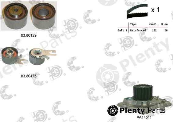 Autokit 04.5305PA — Water Pump & Timing Belt Kit