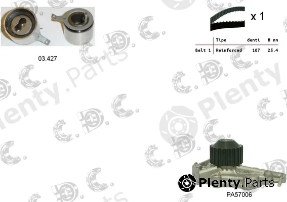 Autokit 04.5093PA — Water Pump & Timing Belt Kit