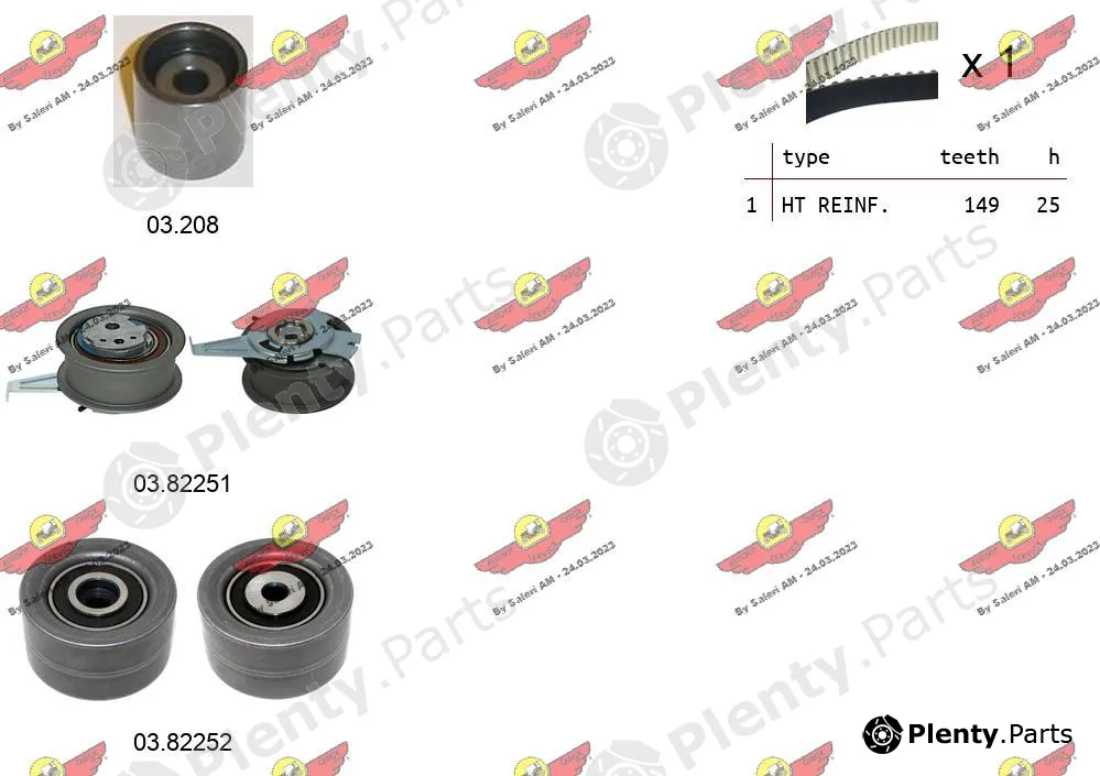 Autokit 04.5487 — Timing Belt Kit