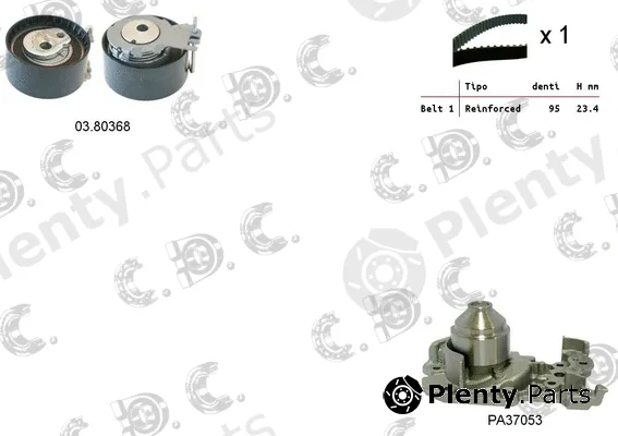 Autokit 04.5111PA — Water Pump & Timing Belt Kit