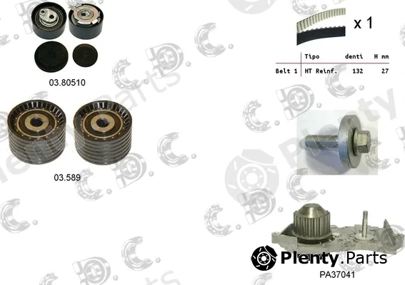 Autokit 04.5336PA — Water Pump & Timing Belt Kit