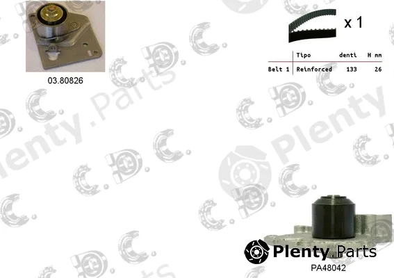 Autokit 04.5120PA — Water Pump & Timing Belt Kit