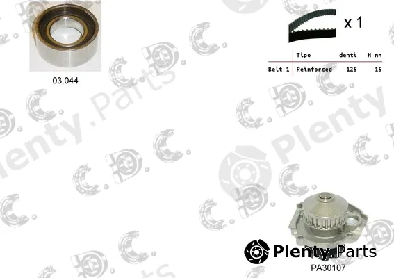 Autokit 04.5045PA — Water Pump & Timing Belt Kit