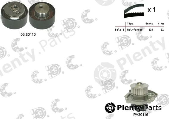 Autokit 04.5031PA — Water Pump & Timing Belt Kit