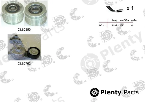 Autokit 06.0045 — V-Ribbed Belt Set