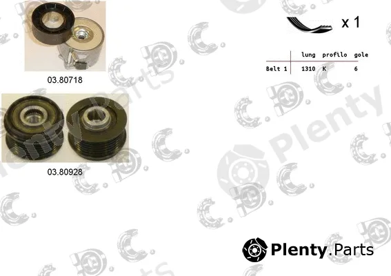 Autokit 06.0104 — V-Ribbed Belt Set