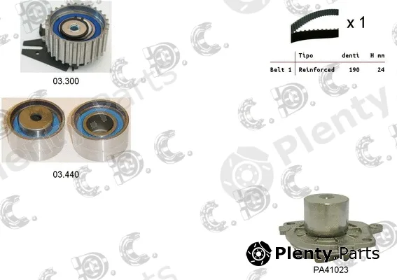Autokit 04.5042PA — Water Pump & Timing Belt Kit