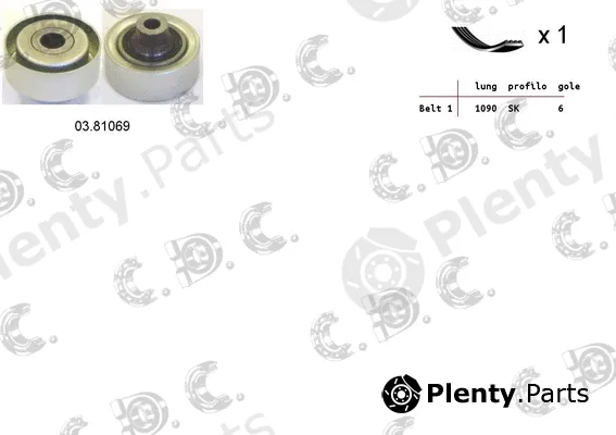 Autokit 06.0019 — V-Ribbed Belt Set