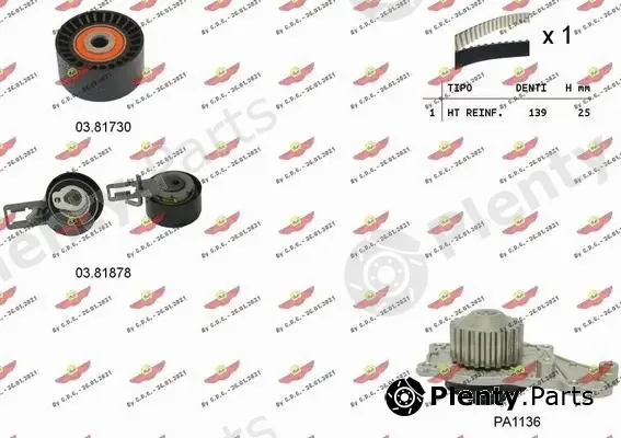 Autokit 04.5365PA — Water Pump & Timing Belt Kit
