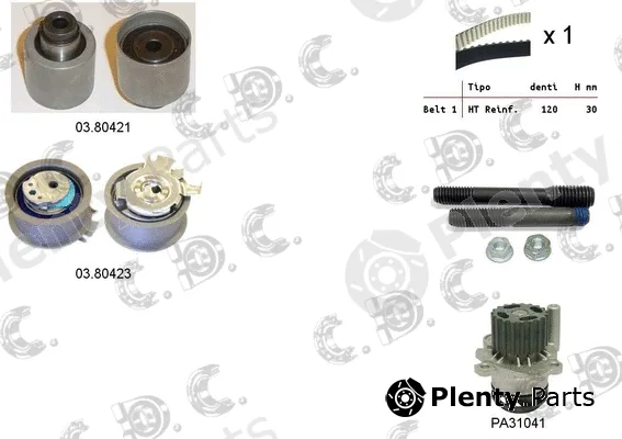 Autokit 04.5056PA2 — Water Pump & Timing Belt Kit