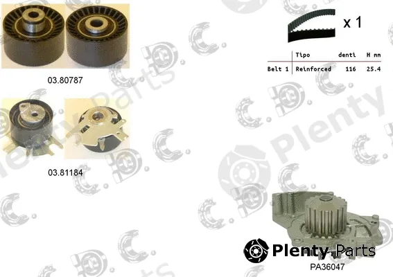 Autokit 04.5276PA2 — Water Pump & Timing Belt Kit