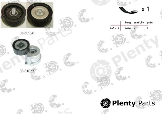 Autokit 06.0105 — V-Ribbed Belt Set