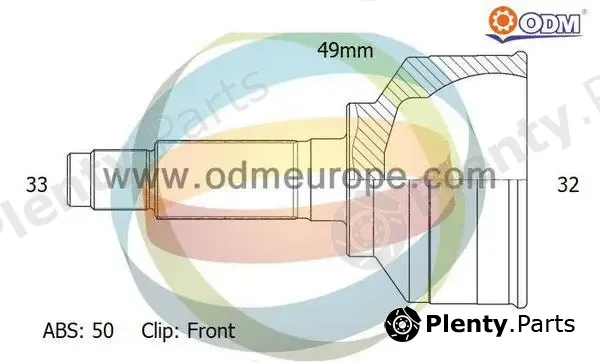 Multiparts 12-221353 — Joint Kit, drive shaft